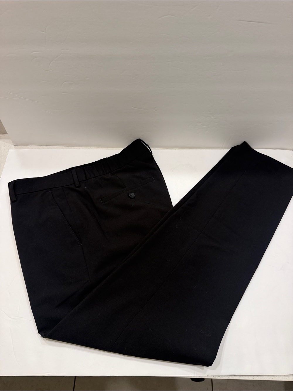 Report Collection Black Men's Dress Pants - Slim Tailored Look